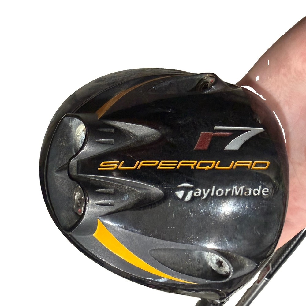 TaylorMade r7 SUPERQUAD Driver 10.5 REAX 75 Stiff Flex Golf Club Right Handed